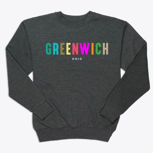 Greenwich Ohio Color Pop Premium Crewneck Sweatshirt
