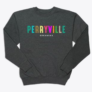 Perryville Arkansas Color Pop Premium Crewneck Sweatshirt