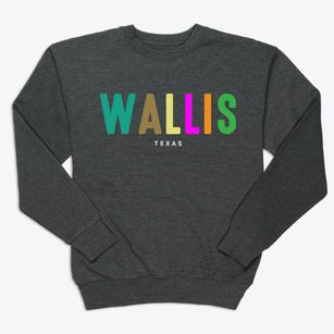 Wallis Texas Color Pop Premium Crewneck Sweatshirt