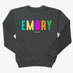 Emory Texas Color Pop Premium Crewneck Sweatshirt