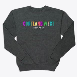 Cortland West New York Color Pop Premium Crewneck Sweatshirt