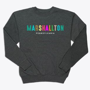 Marshallton Pennsylvania Color Pop Premium Crewneck Sweatshirt