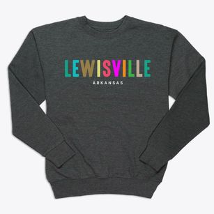 Lewisville Arkansas Color Pop Premium Crewneck Sweatshirt