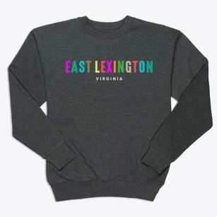 East Lexington Virginia Color Pop Premium Crewneck Sweatshirt