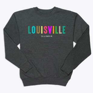 Louisville Illinois Color Pop Premium Crewneck Sweatshirt
