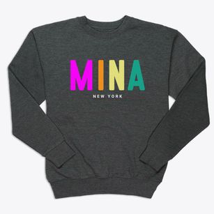 Mina New York Color Pop Premium Crewneck Sweatshirt