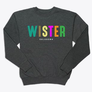 Wister Oklahoma Color Pop Premium Crewneck Sweatshirt