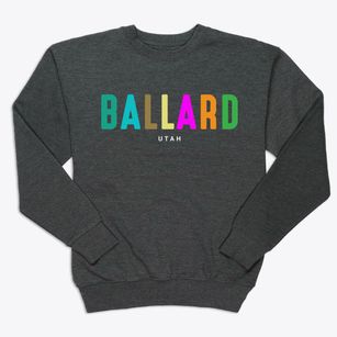 Ballard Utah Color Pop Premium Crewneck Sweatshirt