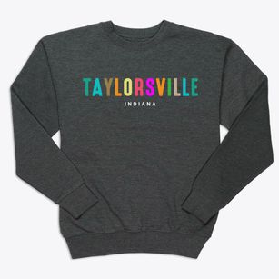 Taylorsville Indiana Color Pop Premium Crewneck Sweatshirt
