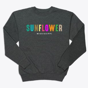 Sunflower Mississippi Color Pop Premium Crewneck Sweatshirt