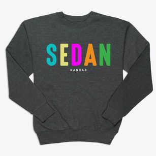 Sedan Kansas Color Pop Premium Crewneck Sweatshirt