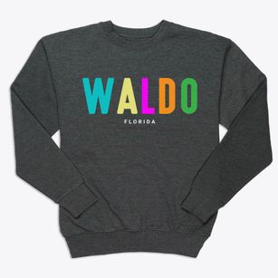 Waldo Florida Color Pop Premium Crewneck Sweatshirt