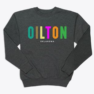 Oilton Oklahoma Color Pop Premium Crewneck Sweatshirt