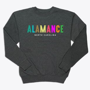 Alamance North Carolina Color Pop Premium Crewneck Sweatshirt