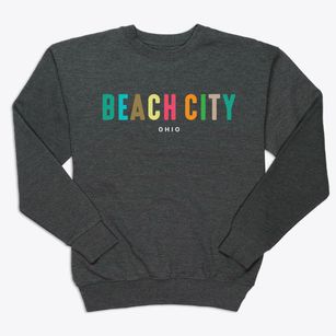 Beach City Ohio Color Pop Premium Crewneck Sweatshirt