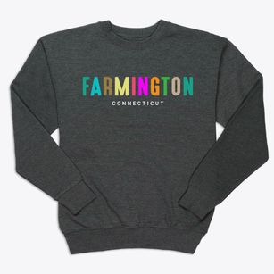 Farmington Connecticut Color Pop Premium Crewneck Sweatshirt