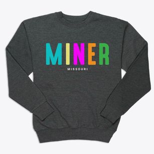 Miner Missouri Color Pop Premium Crewneck Sweatshirt