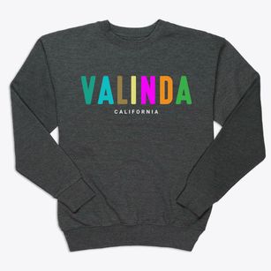 Valinda California Color Pop Premium Crewneck Sweatshirt