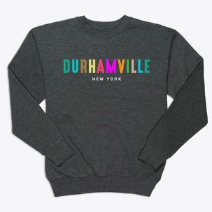 Durhamville New York Color Pop Premium Crewneck Sweatshirt