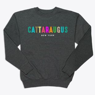 Cattaraugus New York Color Pop Premium Crewneck Sweatshirt