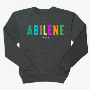 Abilene Texas Color Pop Premium Crewneck Sweatshirt