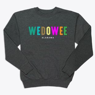 Wedowee Alabama Color Pop Premium Crewneck Sweatshirt