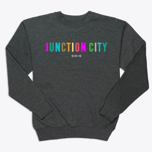 Junction City Ohio Color Pop Premium Crewneck Sweatshirt