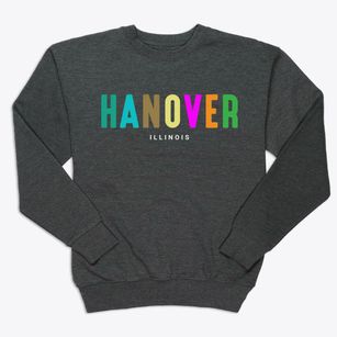 Hanover Illinois Color Pop Premium Crewneck Sweatshirt