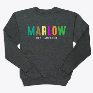 Marlow New Hampshire Color Pop Premium Crewneck Sweatshirt