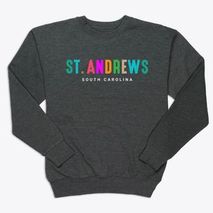 St. Andrews South Carolina Color Pop Premium Crewneck Sweatshirt