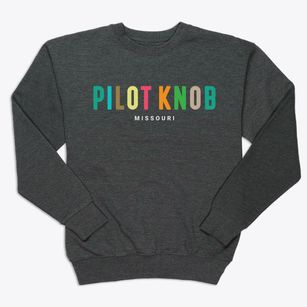 Pilot Knob Missouri Color Pop Premium Crewneck Sweatshirt