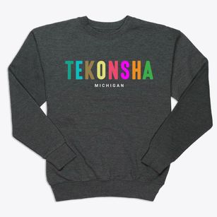 Tekonsha Michigan Color Pop Premium Crewneck Sweatshirt