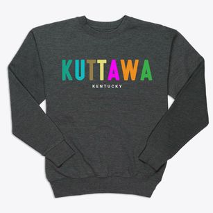 Kuttawa Kentucky Color Pop Premium Crewneck Sweatshirt