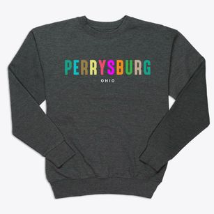 Perrysburg Ohio Color Pop Premium Crewneck Sweatshirt