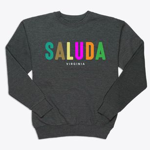 Saluda Virginia Color Pop Premium Crewneck Sweatshirt