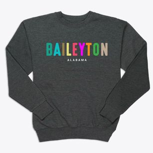 Baileyton Alabama Color Pop Premium Crewneck Sweatshirt