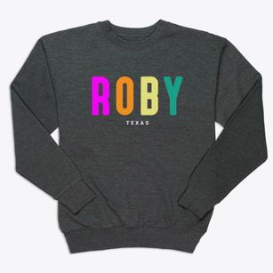 Roby Texas Color Pop Premium Crewneck Sweatshirt