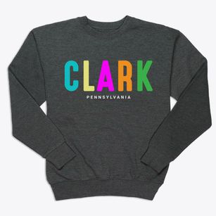 Clark Pennsylvania Color Pop Premium Crewneck Sweatshirt