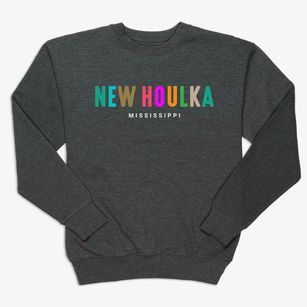 New Houlka Mississippi Color Pop Premium Crewneck Sweatshirt