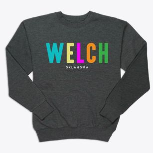 Welch Oklahoma Color Pop Premium Crewneck Sweatshirt