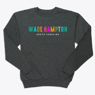 Wade Hampton South Carolina Color Pop Premium Crewneck Sweatshirt