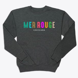 Mer Rouge Louisiana Color Pop Premium Crewneck Sweatshirt