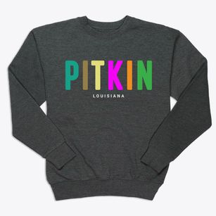 Pitkin Louisiana Color Pop Premium Crewneck Sweatshirt