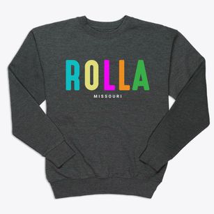 Rolla Missouri Color Pop Premium Crewneck Sweatshirt