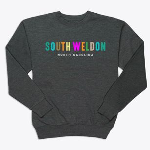 South Weldon North Carolina Color Pop Premium Crewneck Sweatshirt