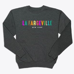 La Fargeville New York Color Pop Premium Crewneck Sweatshirt