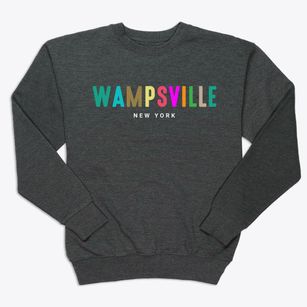 Wampsville New York Color Pop Premium Crewneck Sweatshirt