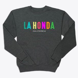 La Honda California Color Pop Premium Crewneck Sweatshirt