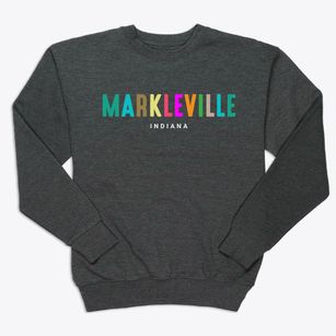 Markleville Indiana Color Pop Premium Crewneck Sweatshirt