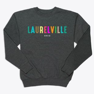 Laurelville Ohio Color Pop Premium Crewneck Sweatshirt